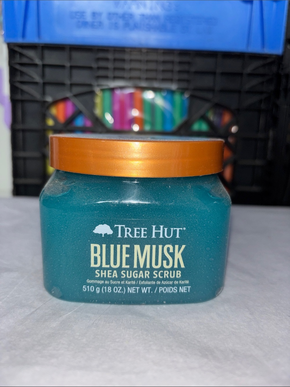 Tree Hut Blue Musk Shea Sugar Scrub - Blue